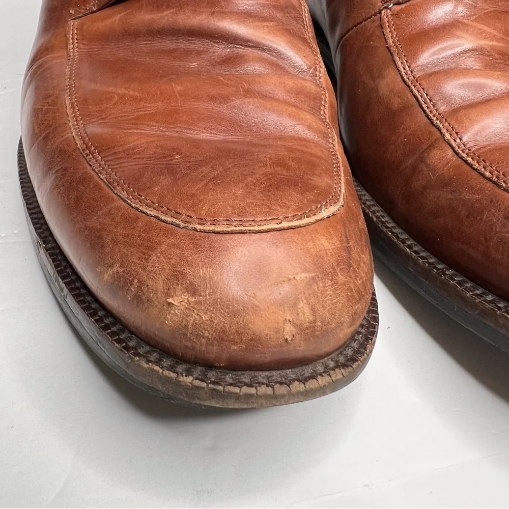 Johnston & Murphy Signature Series Brown Oxford Dress Shoes Size 11